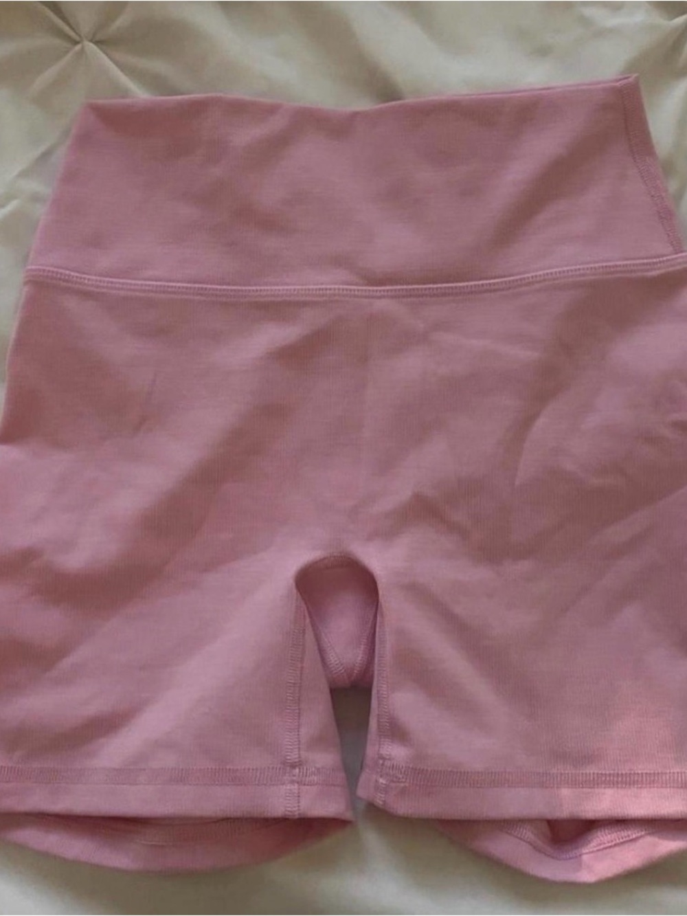 Fleo High-Waist Light Pink Shorts